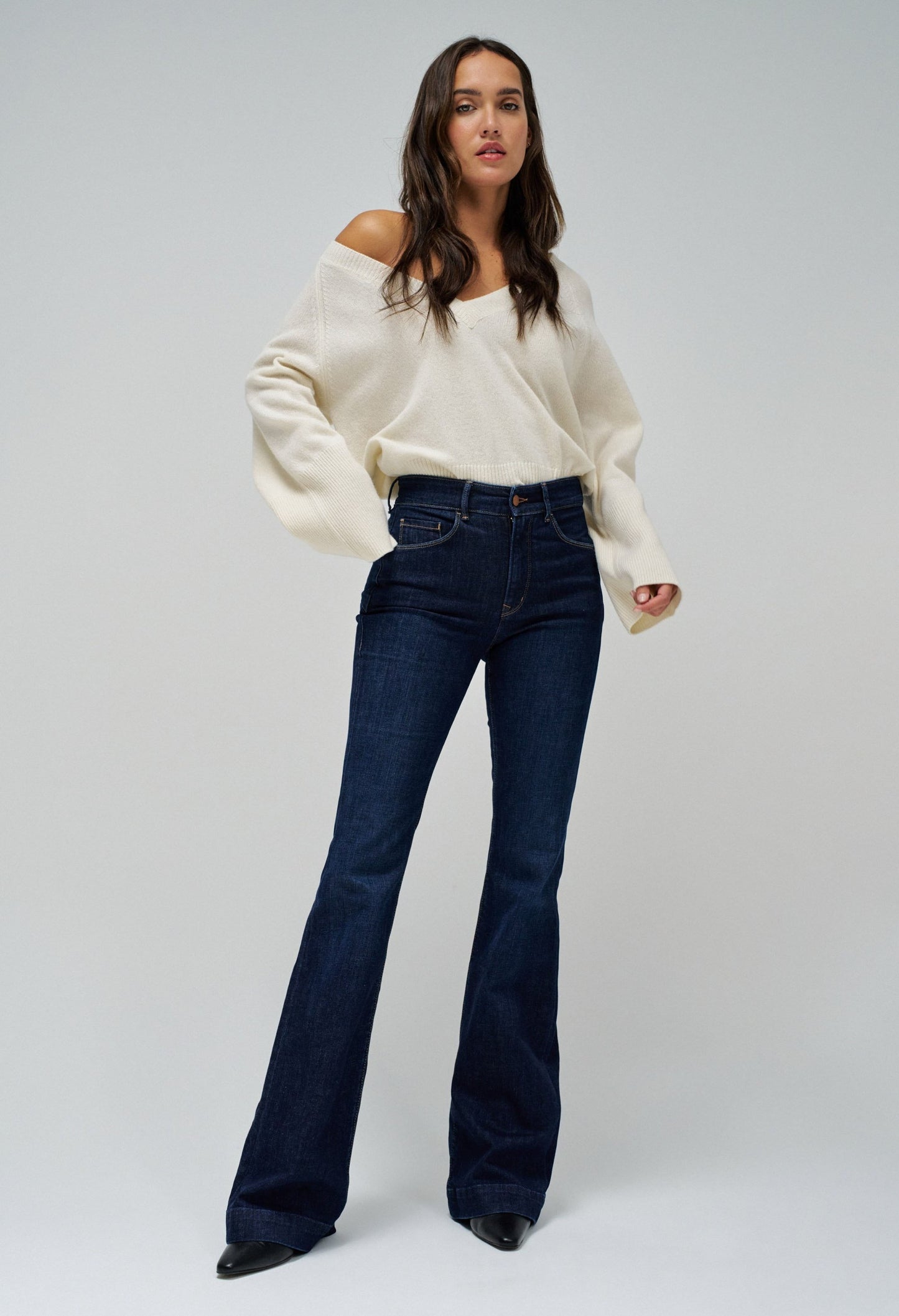 Faith Push In Flared Jeans