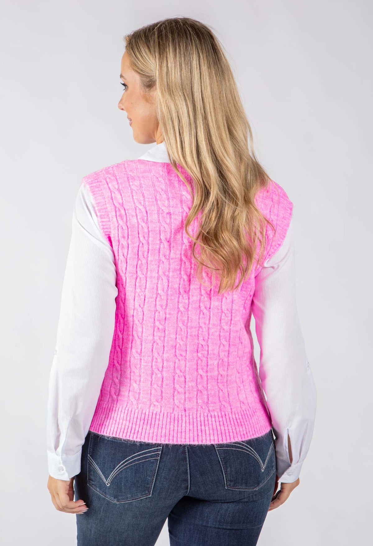 Curragh Cable Knit Vest