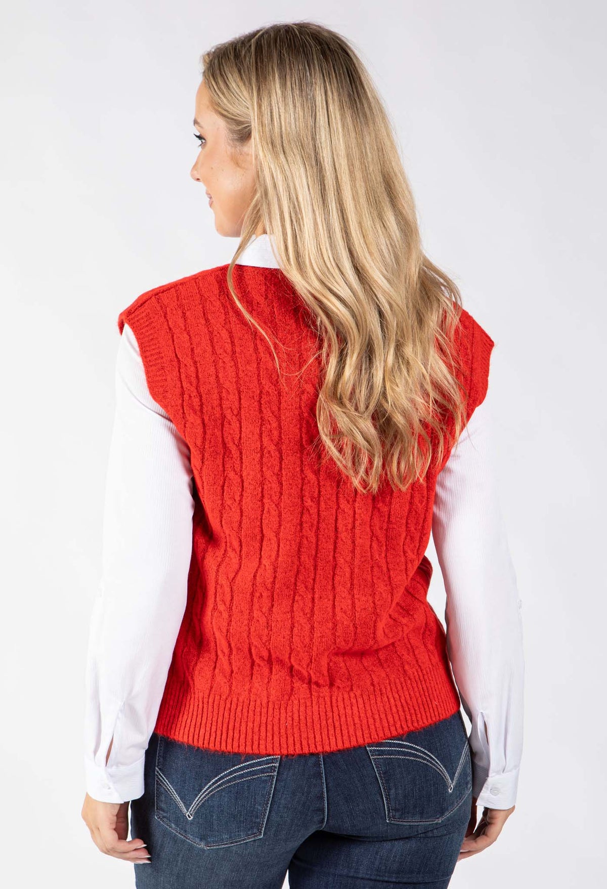 Curragh Cable Knit Vest