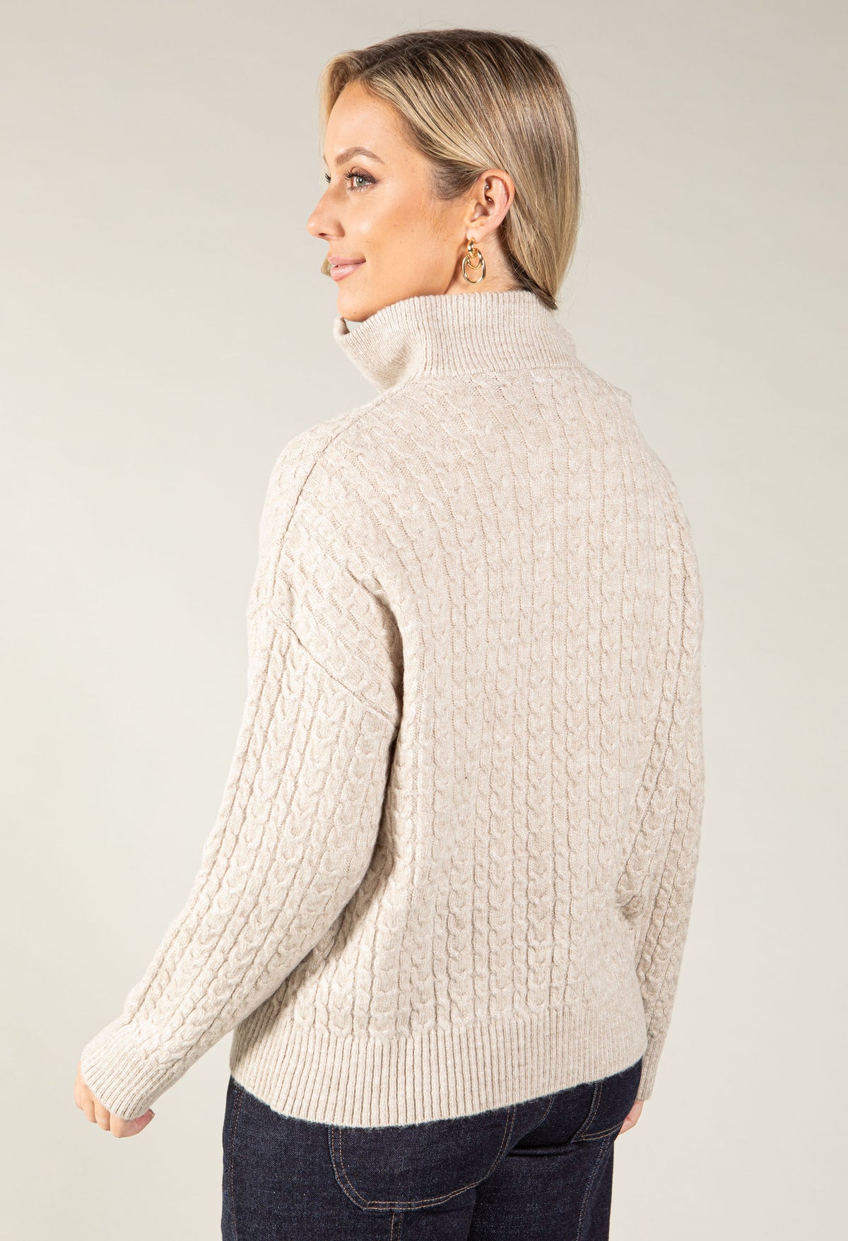 Kaia Half Zip Knit