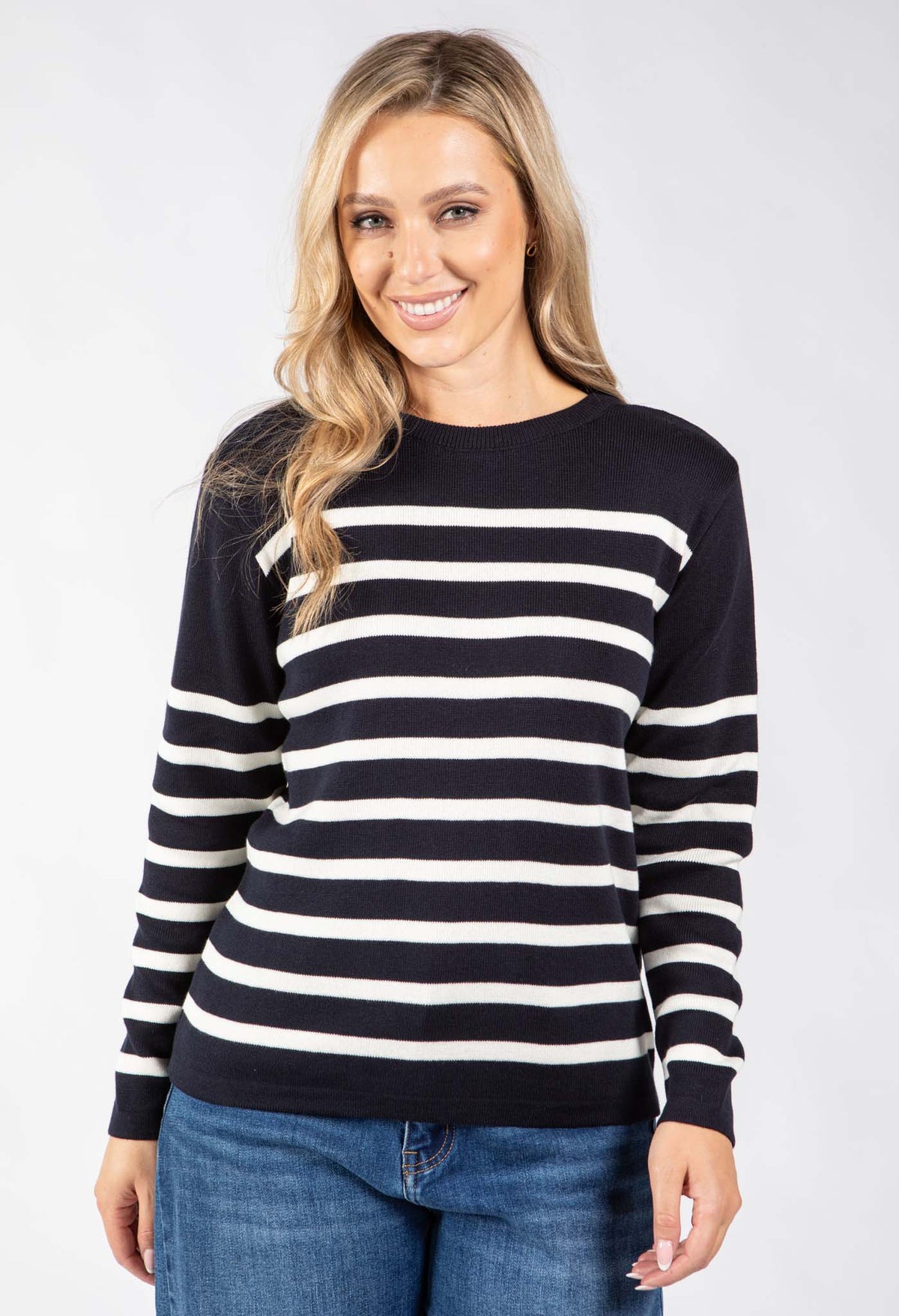 Striped Knit Jumper