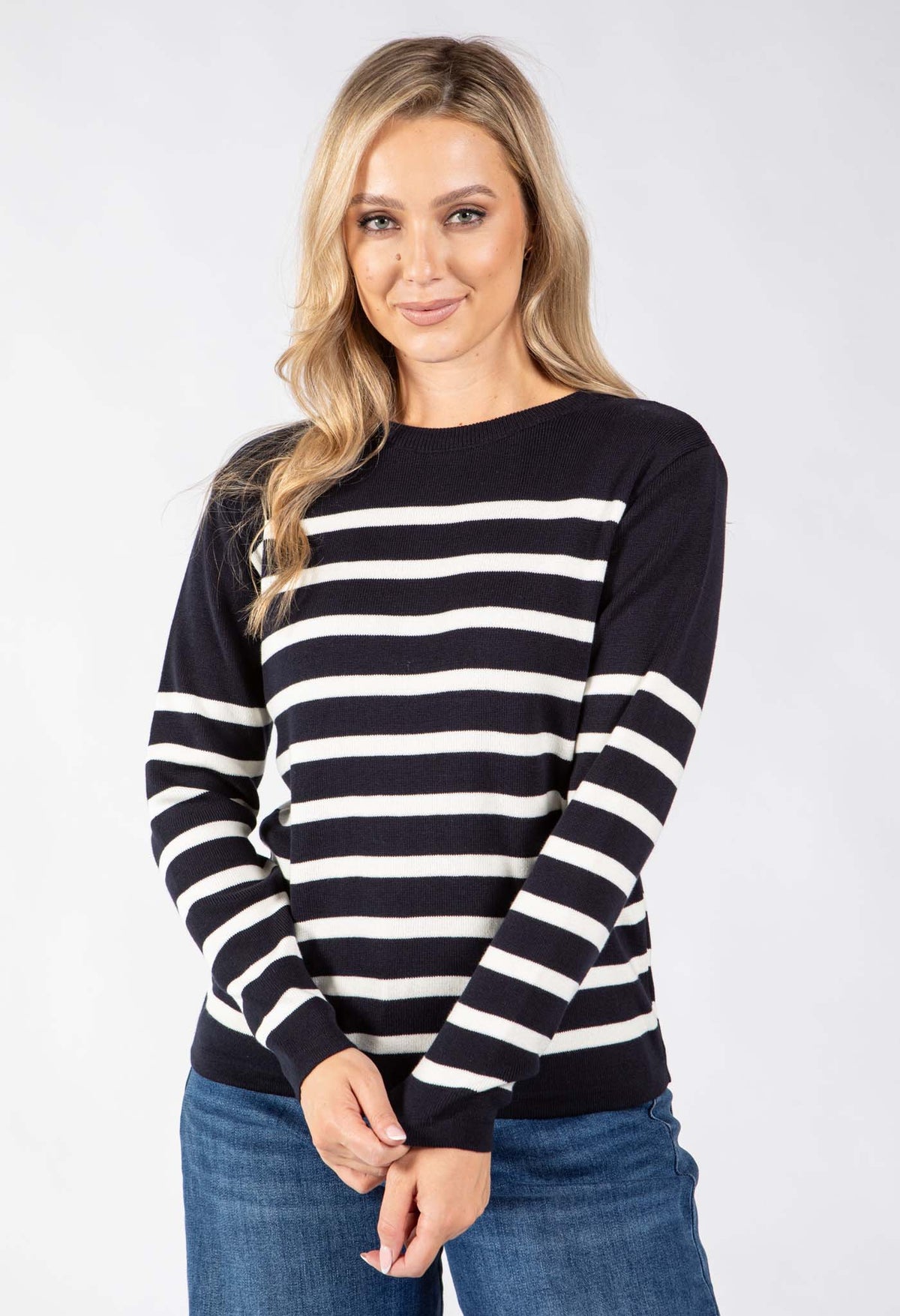 Striped Knit Jumper