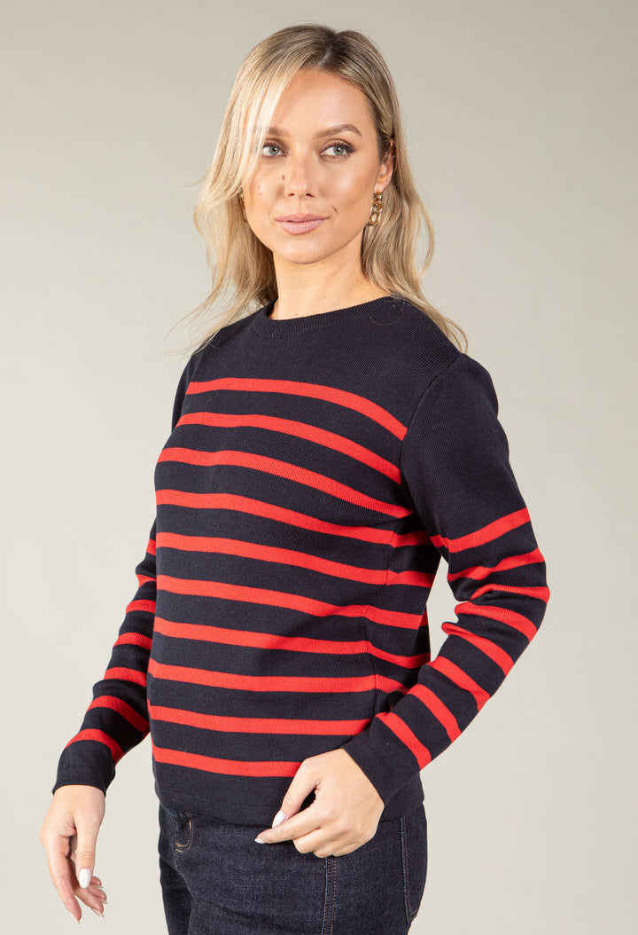 Striped Fine Knit Jumper