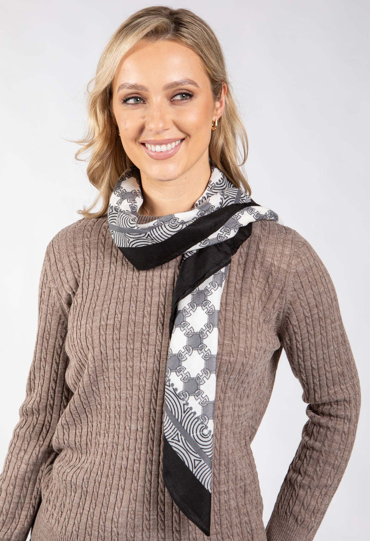 Chain Print Scarf