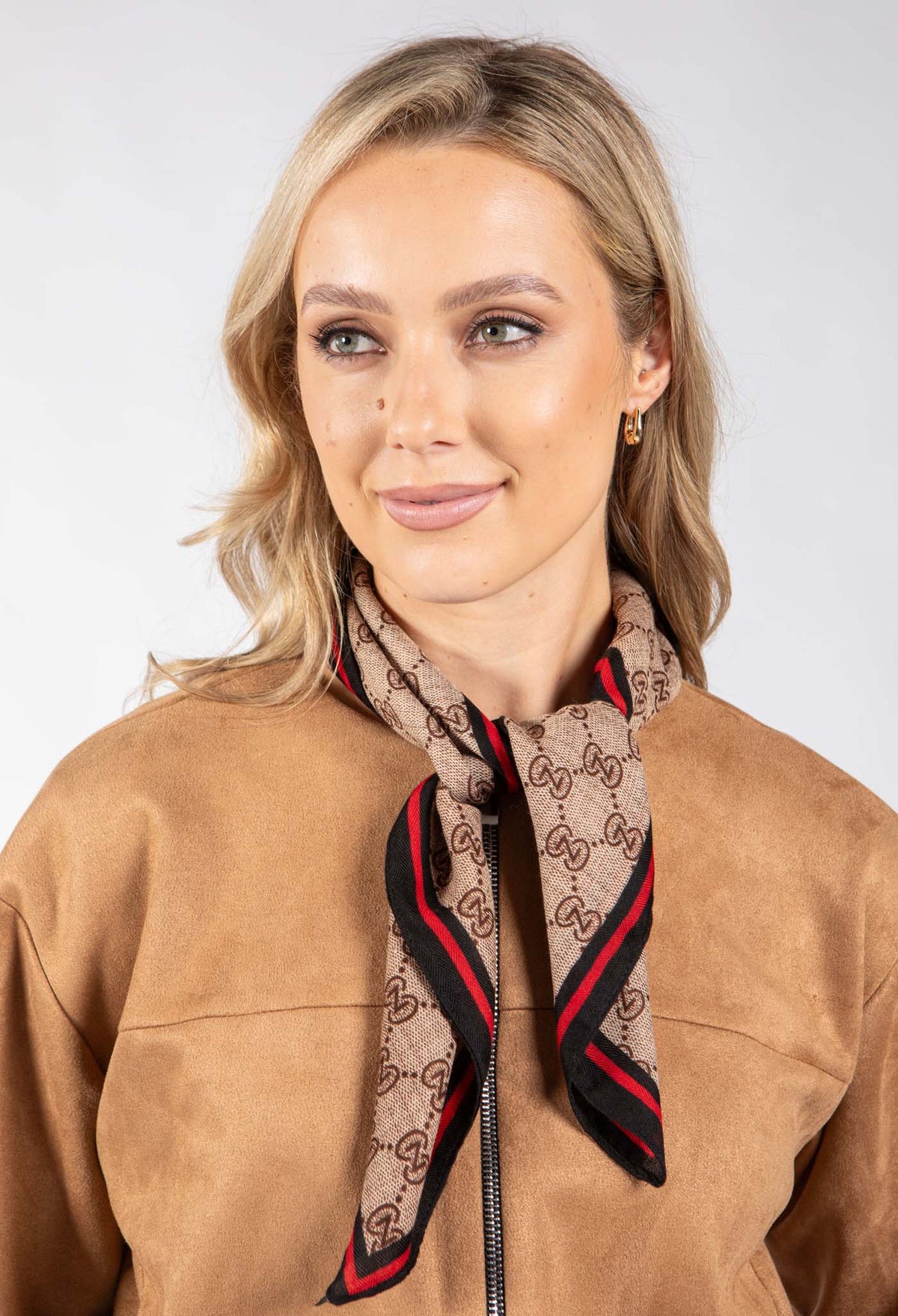 Monogram Print Scarf