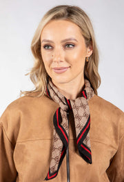 Monogram Print Scarf