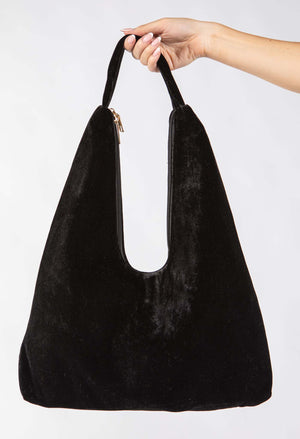 Velvet Sequin Tote Bag