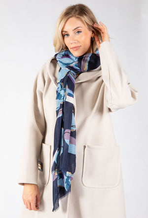 Autumn Palm Design Scarf