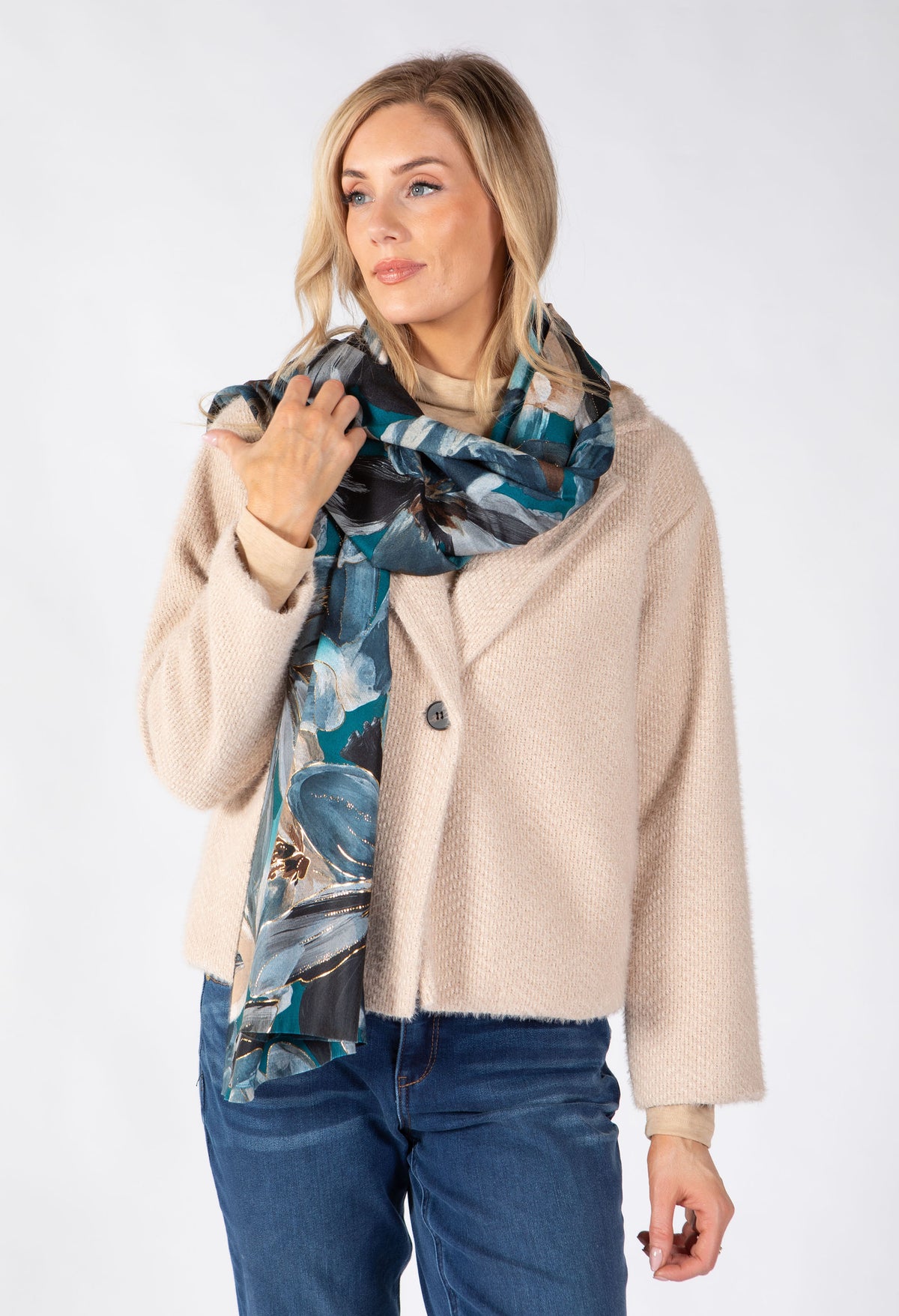 Twilight Floral Scarf