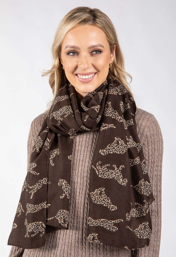 Leopard Print Scarf