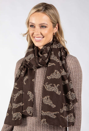 Leopard Print Scarf