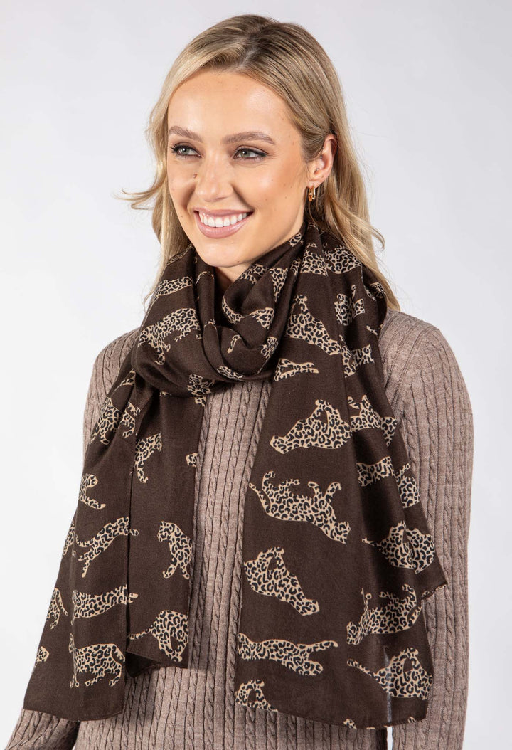 Leopard Print Scarf