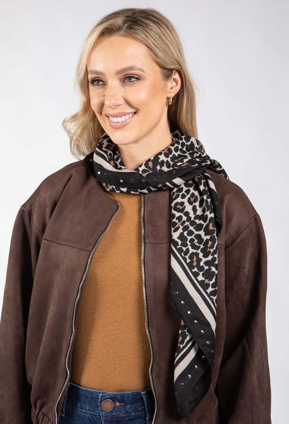 Leopard Print Scarf