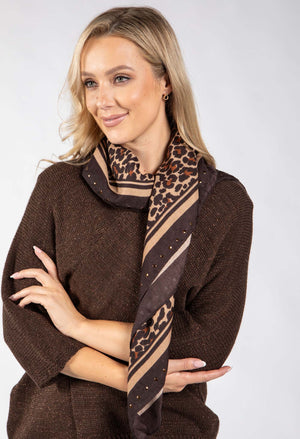 Leopard Print Scarf