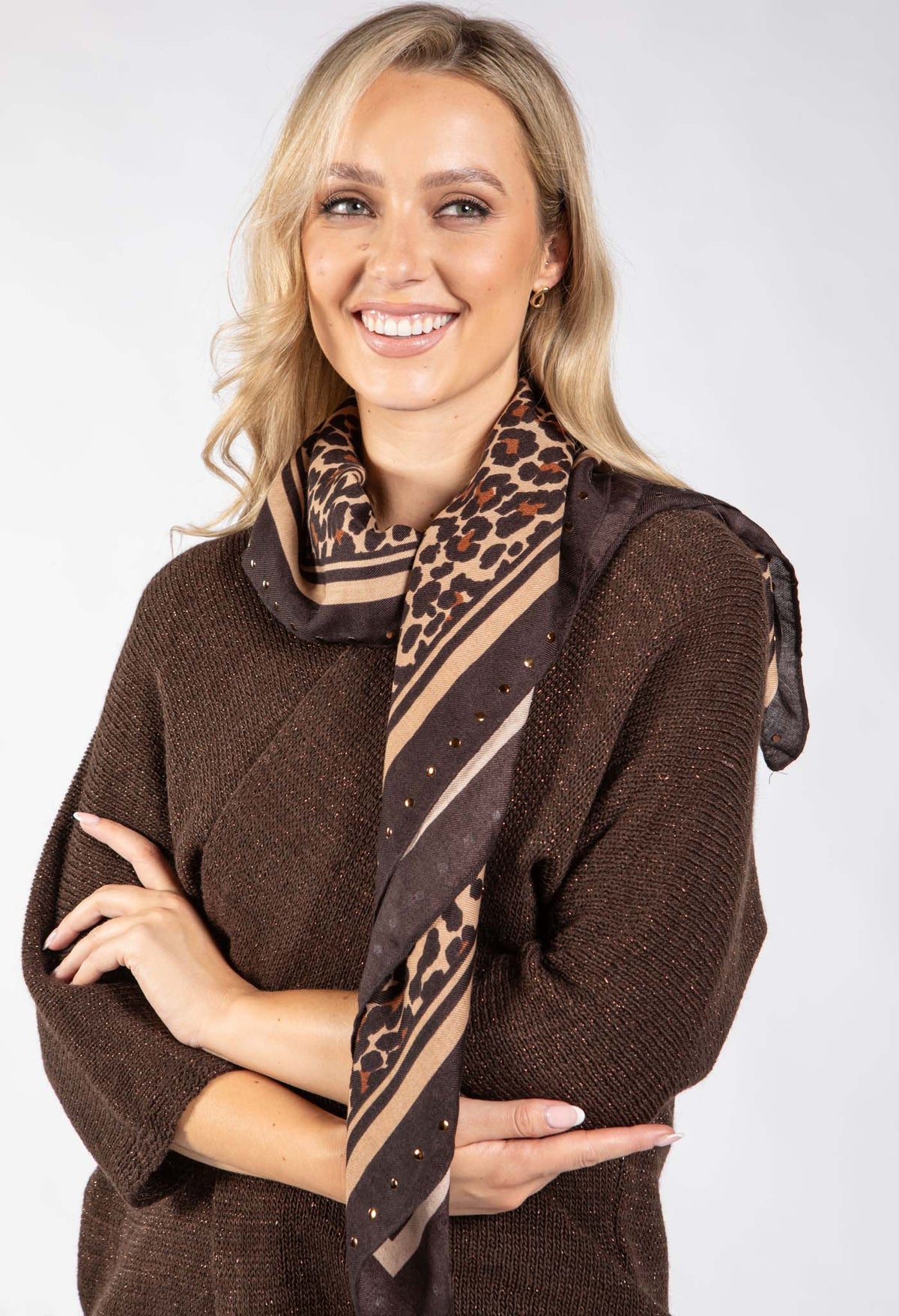 Leopard Print Scarf