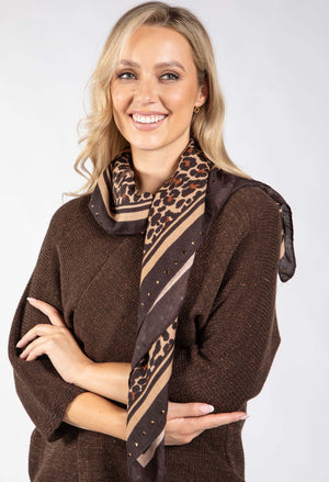 Leopard Print Scarf