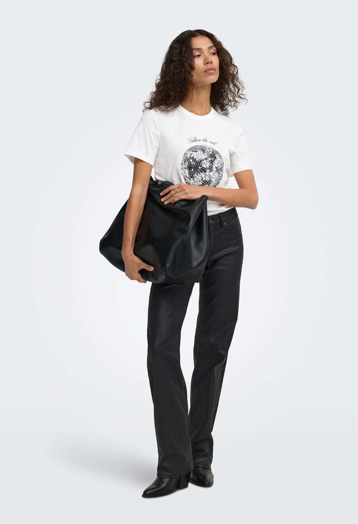 Onlblush Faux Leather Trousers