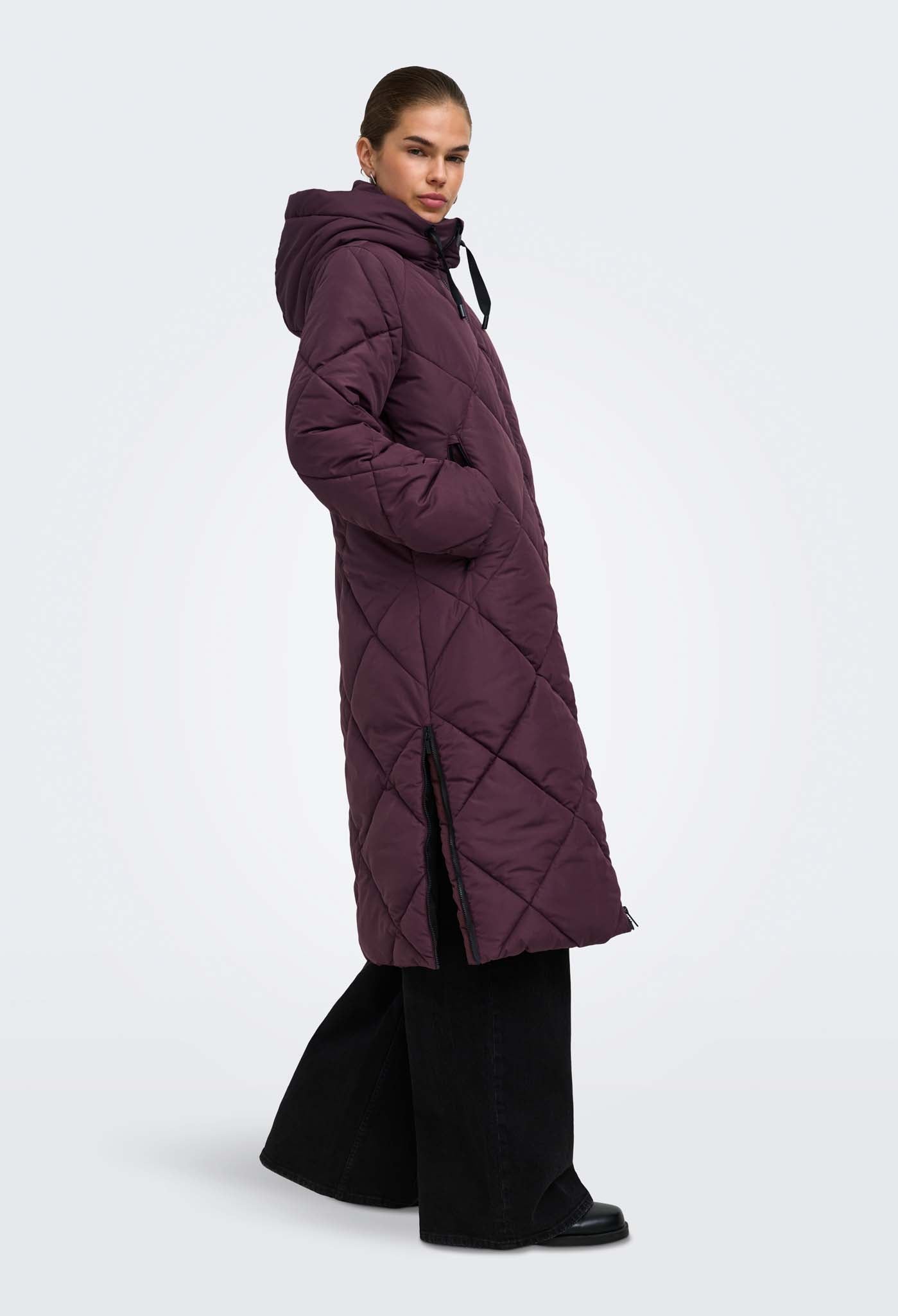 Onlmaggi Long Hooded Puffer Coat