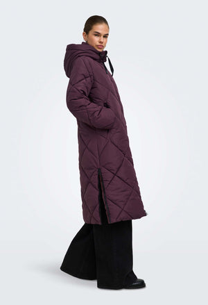 Onlmaggi Long Hooded Puffer Coat