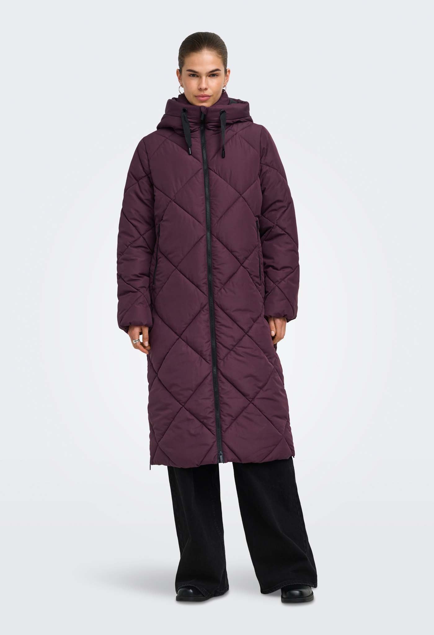 Onlmaggi Long Hooded Puffer Coat