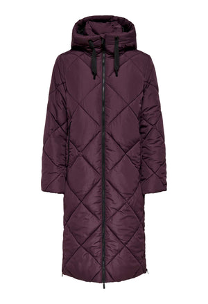 Onlmaggi Long Hooded Puffer Coat