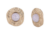 Marble Effect Statement Earrings