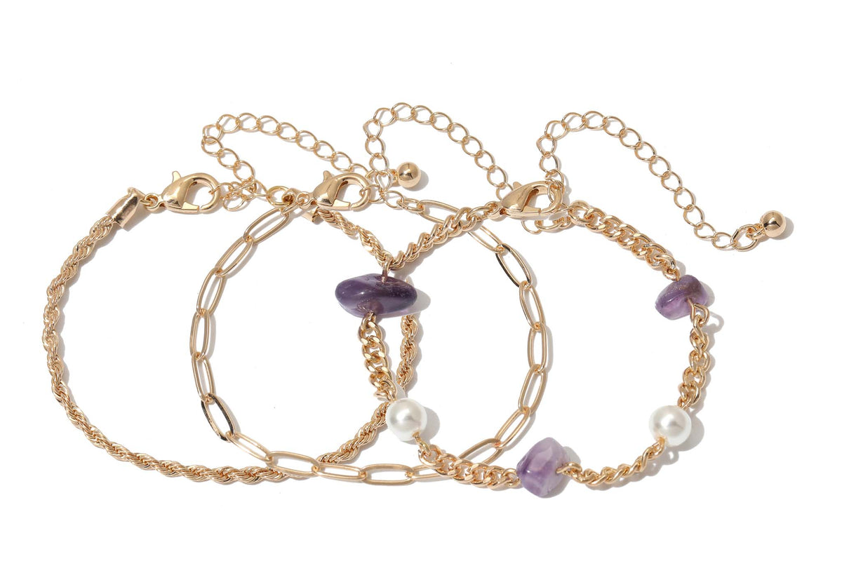 Layered Chain Bracelets