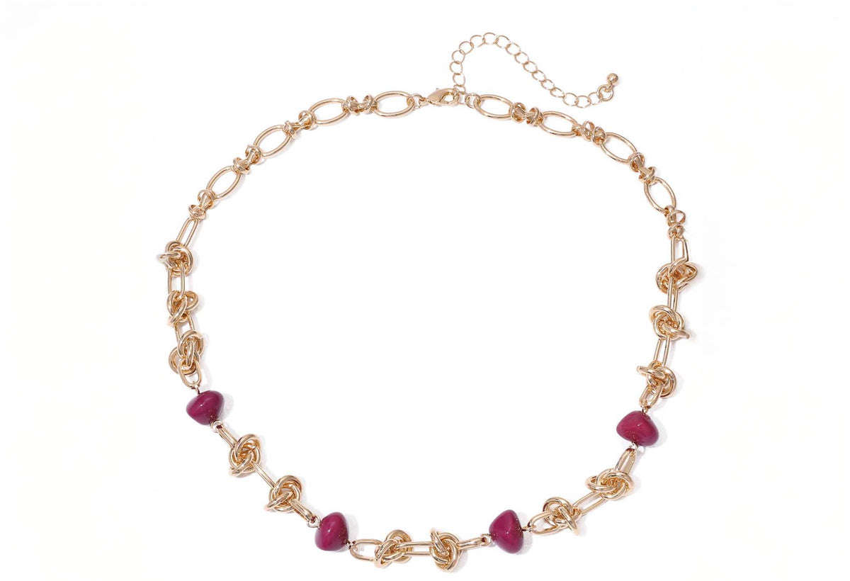 Knot Chain with Beads