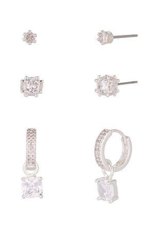Cubic Zirconia Set of Earrings