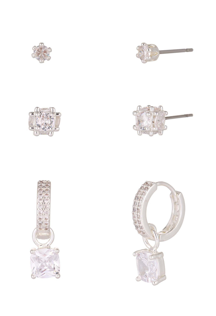 Cubic Zirconia Set of Earrings