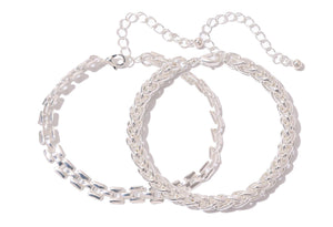 2 Piece Chain Bracelets