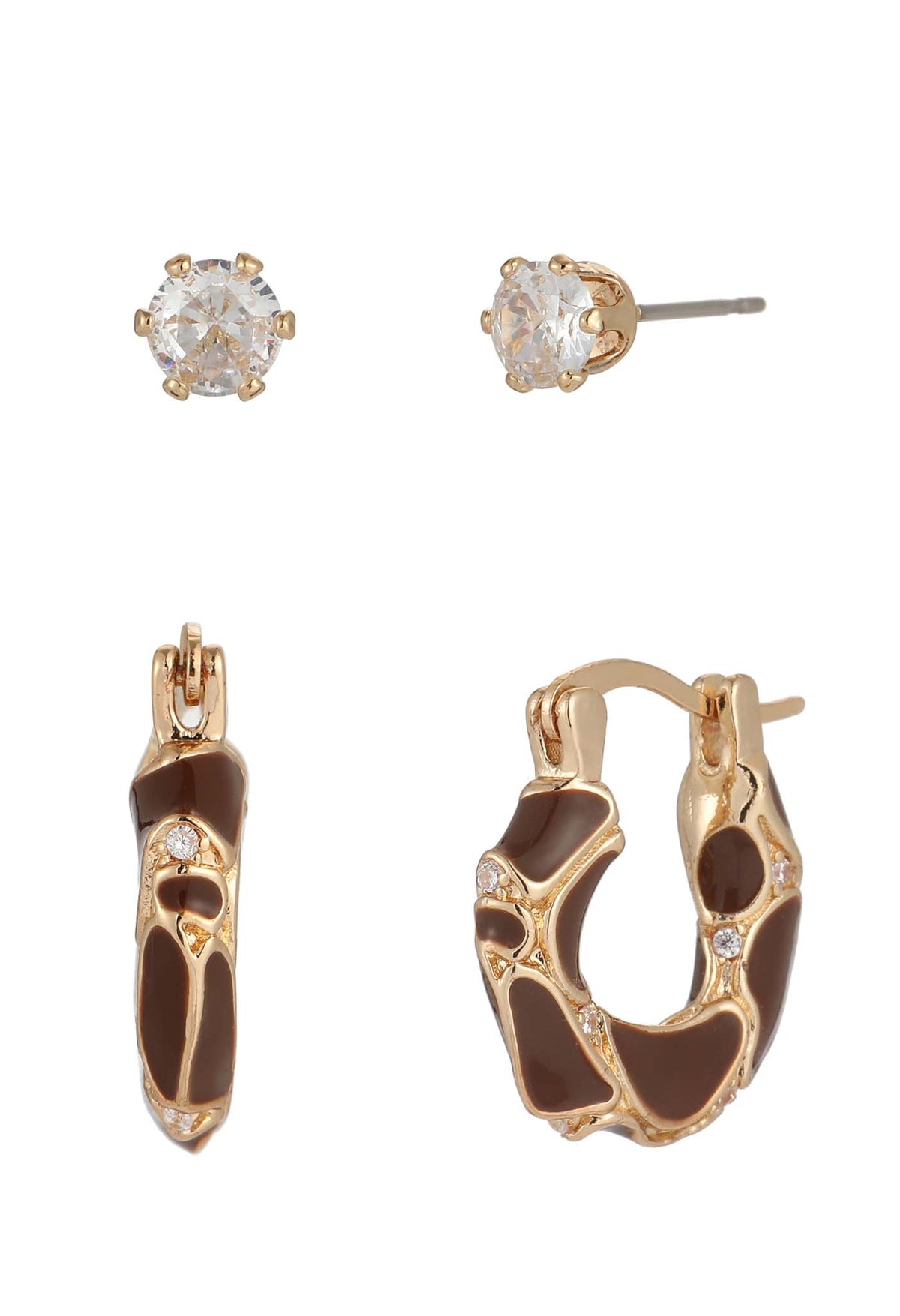Abstract Design Earring Set