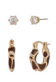 Abstract Design Earring Set