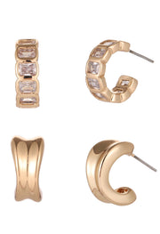 Cubic Zirconia Earring Set