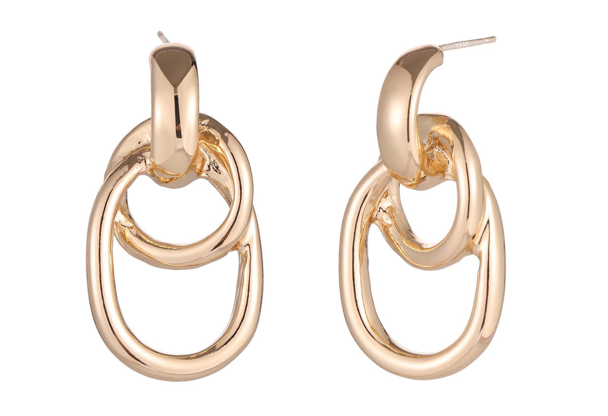 Chain Hoop Earrings
