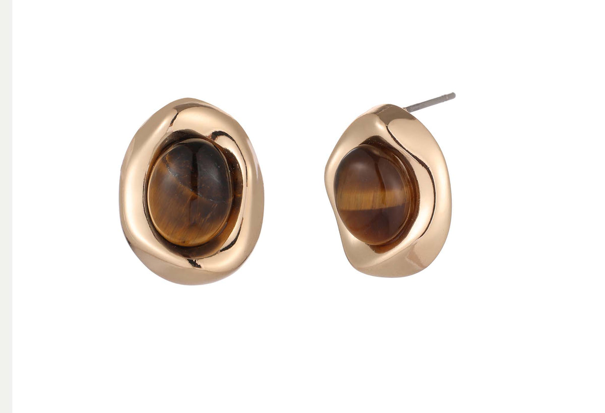Amber Gemstone Earrings