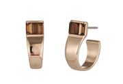 Cubic Zirconia Hoop Earrings