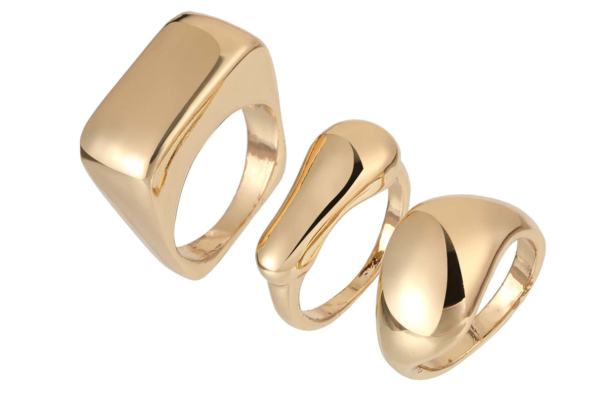 Chunky Ring Set