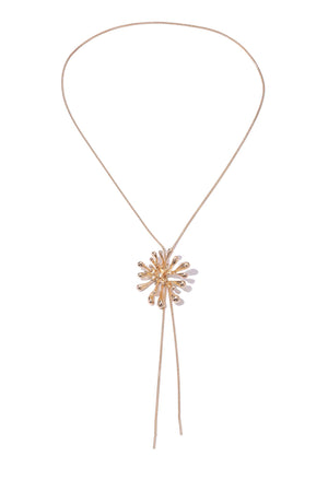 Abstract Design Gold Pendant