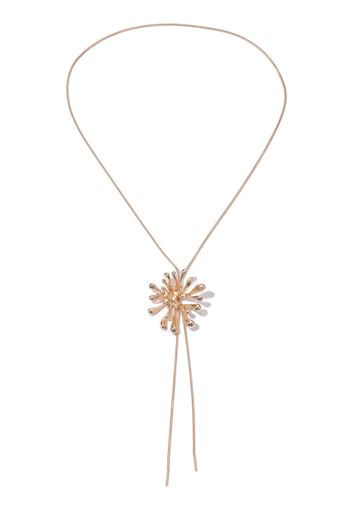 Abstract Design Gold Pendant