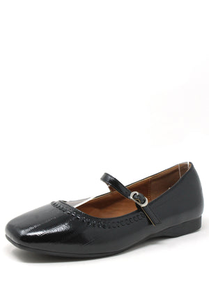Leather Look Ribbon Ballet