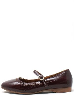 Leather Look Ribbon Ballet