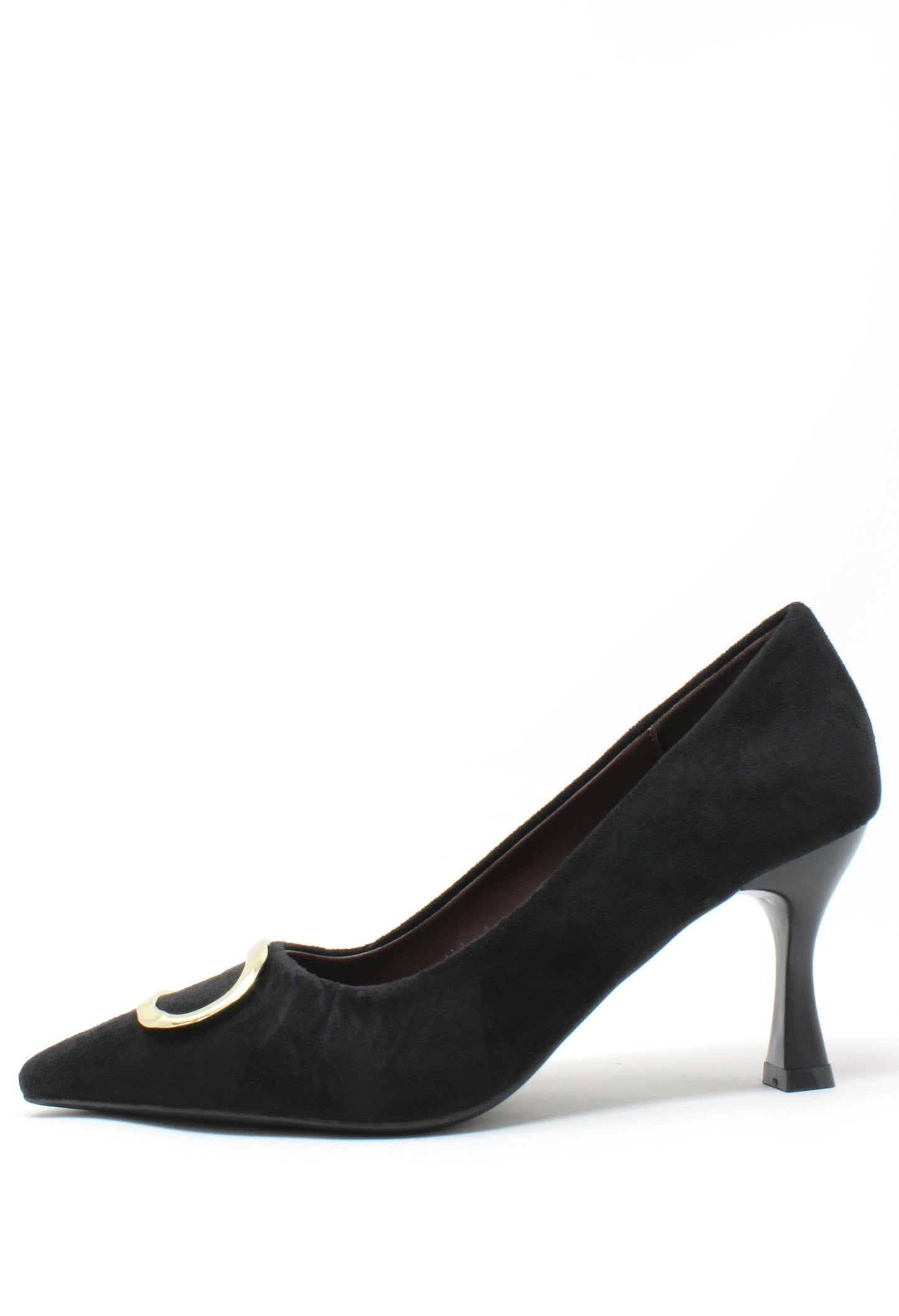 Suede Look Court Heel