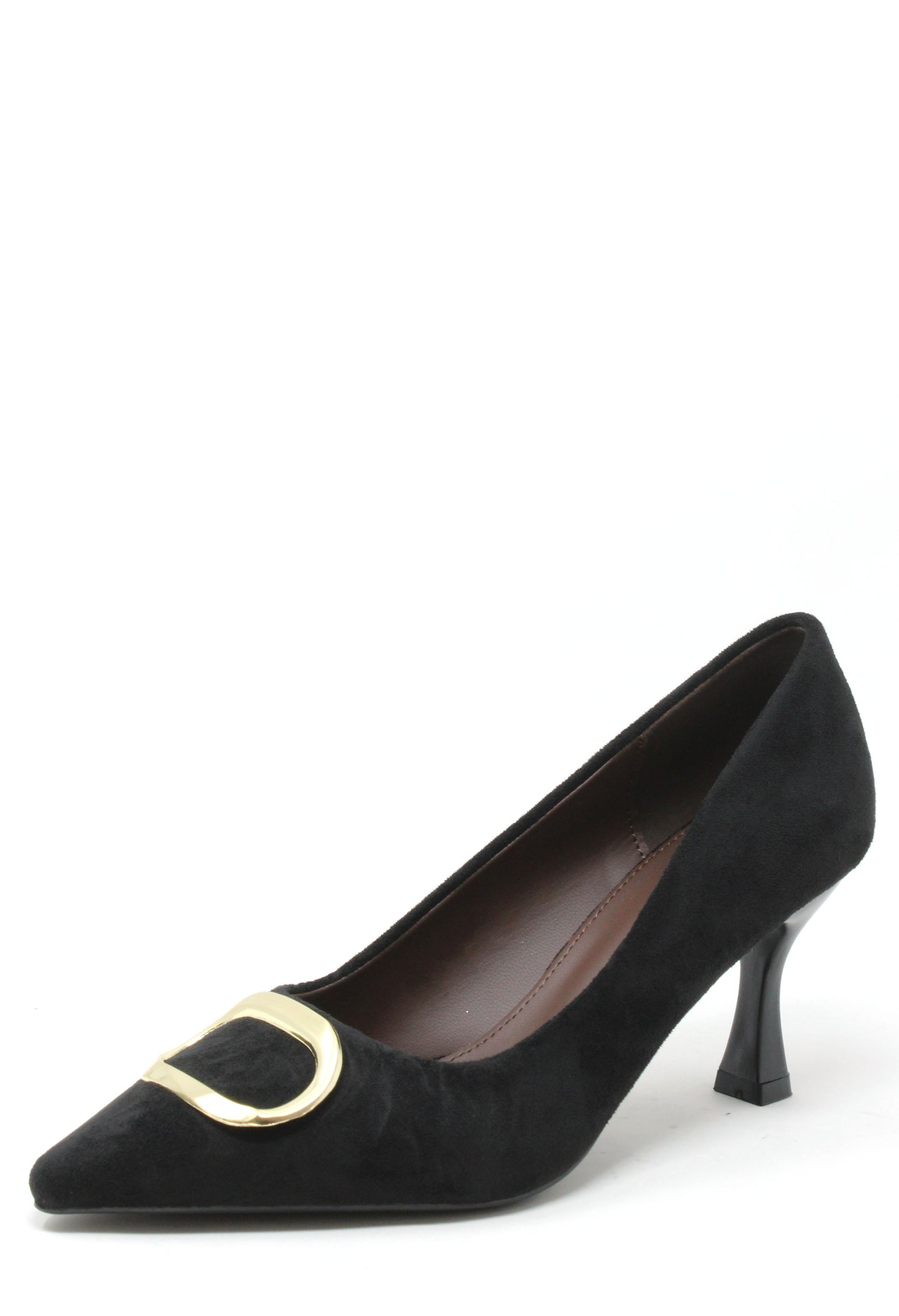 Suede Look Court Heel