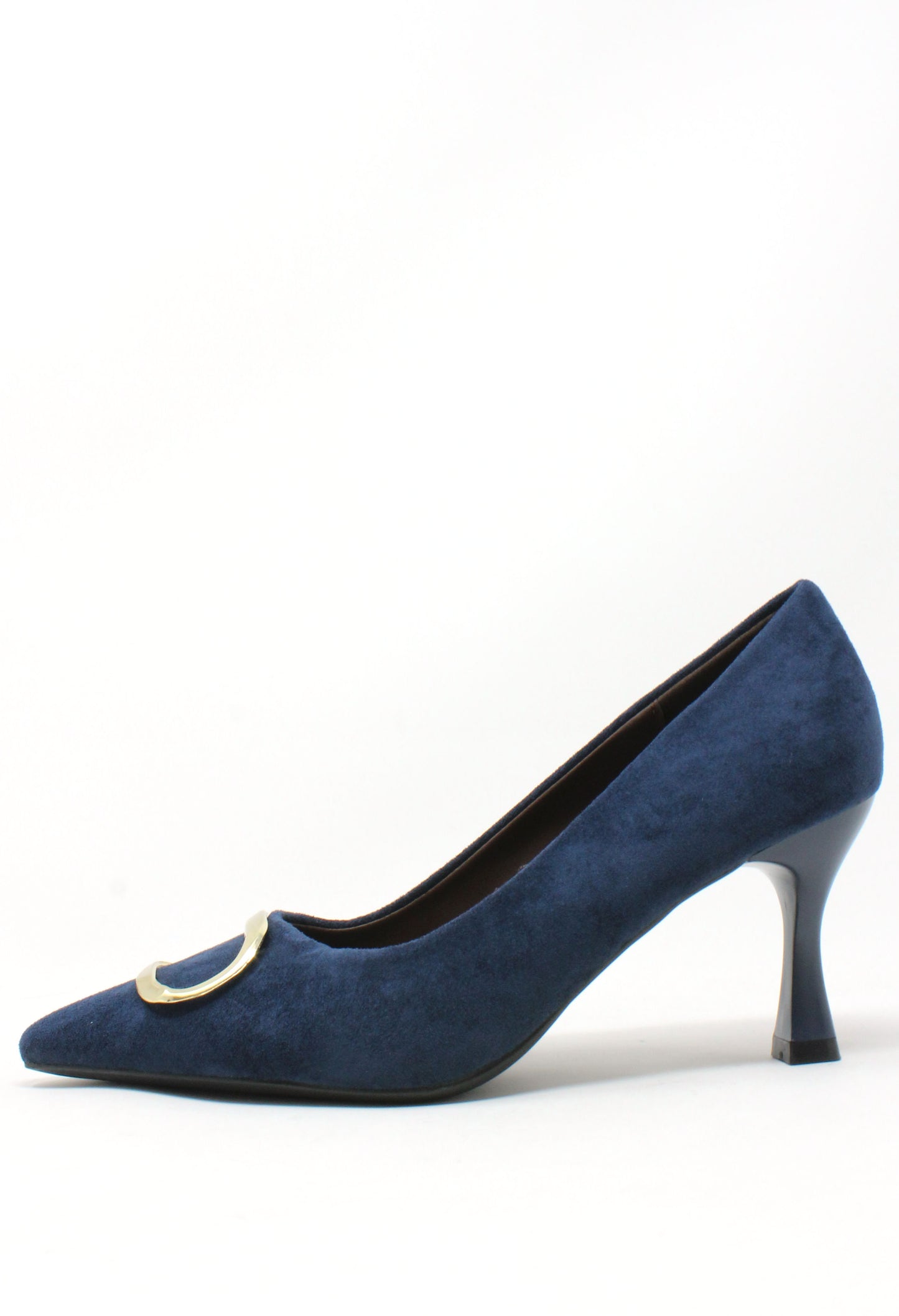 Suede Look Court Heel