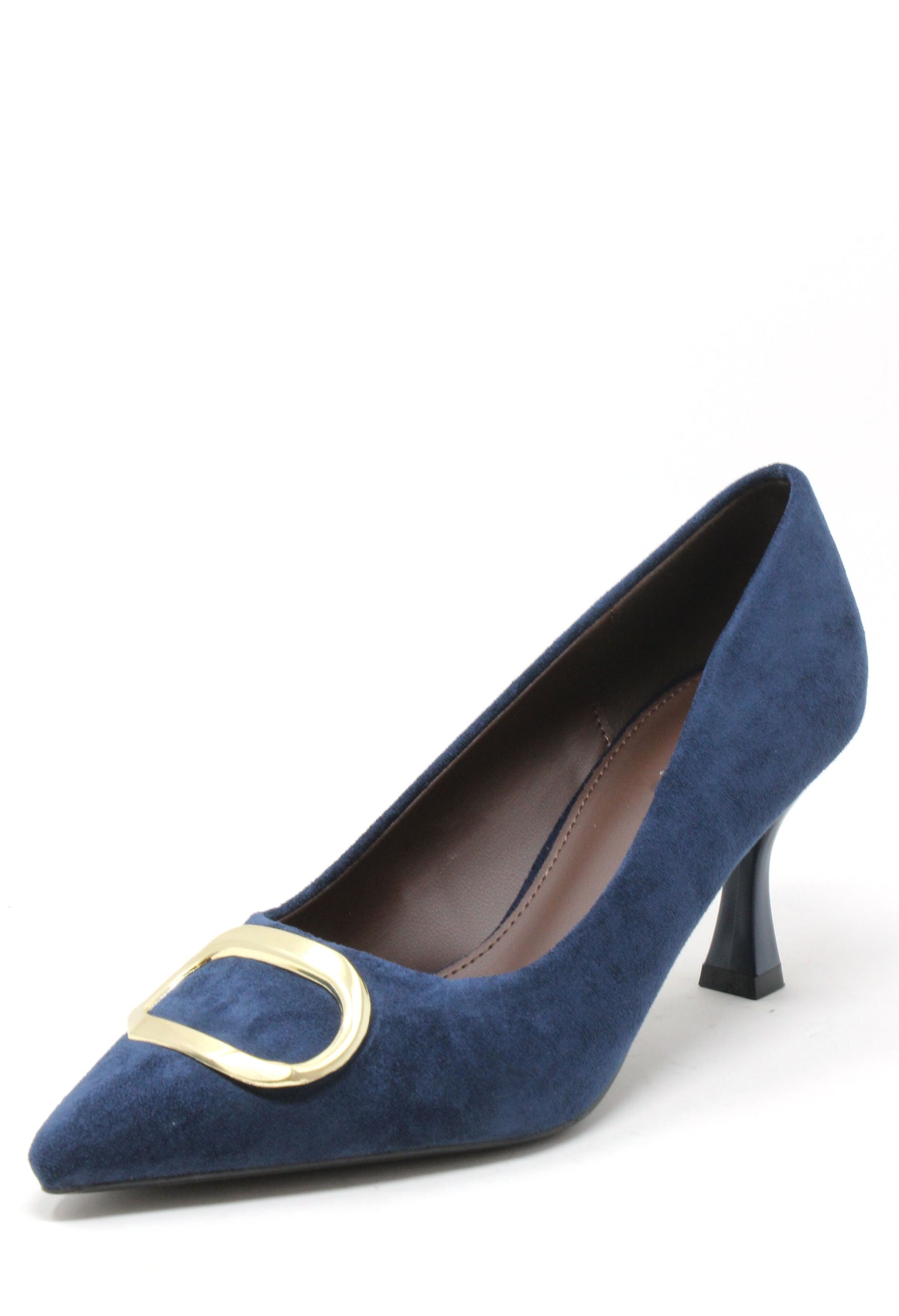 Suede Look Court Heel