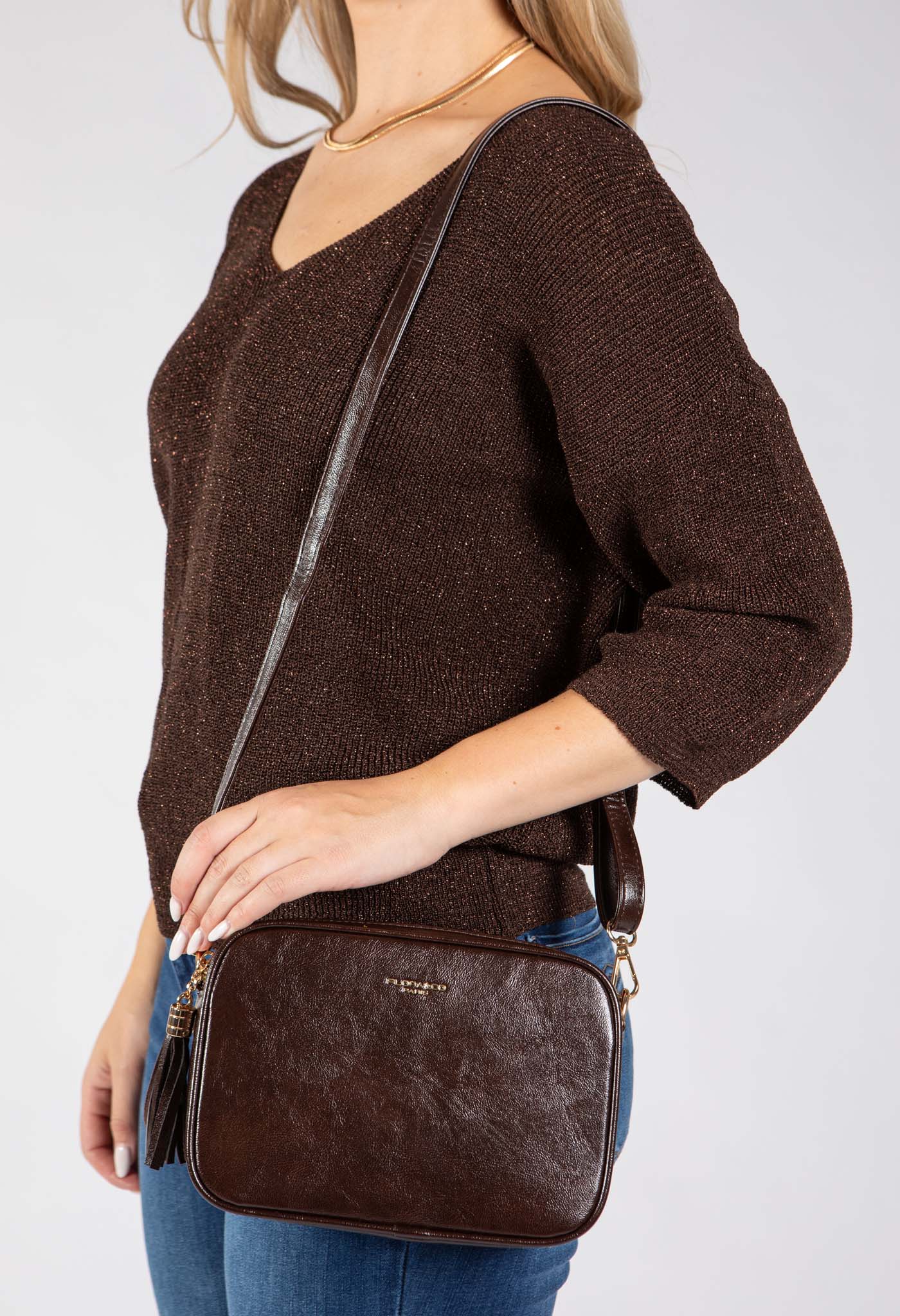 Crossbody Faux Leather Bag