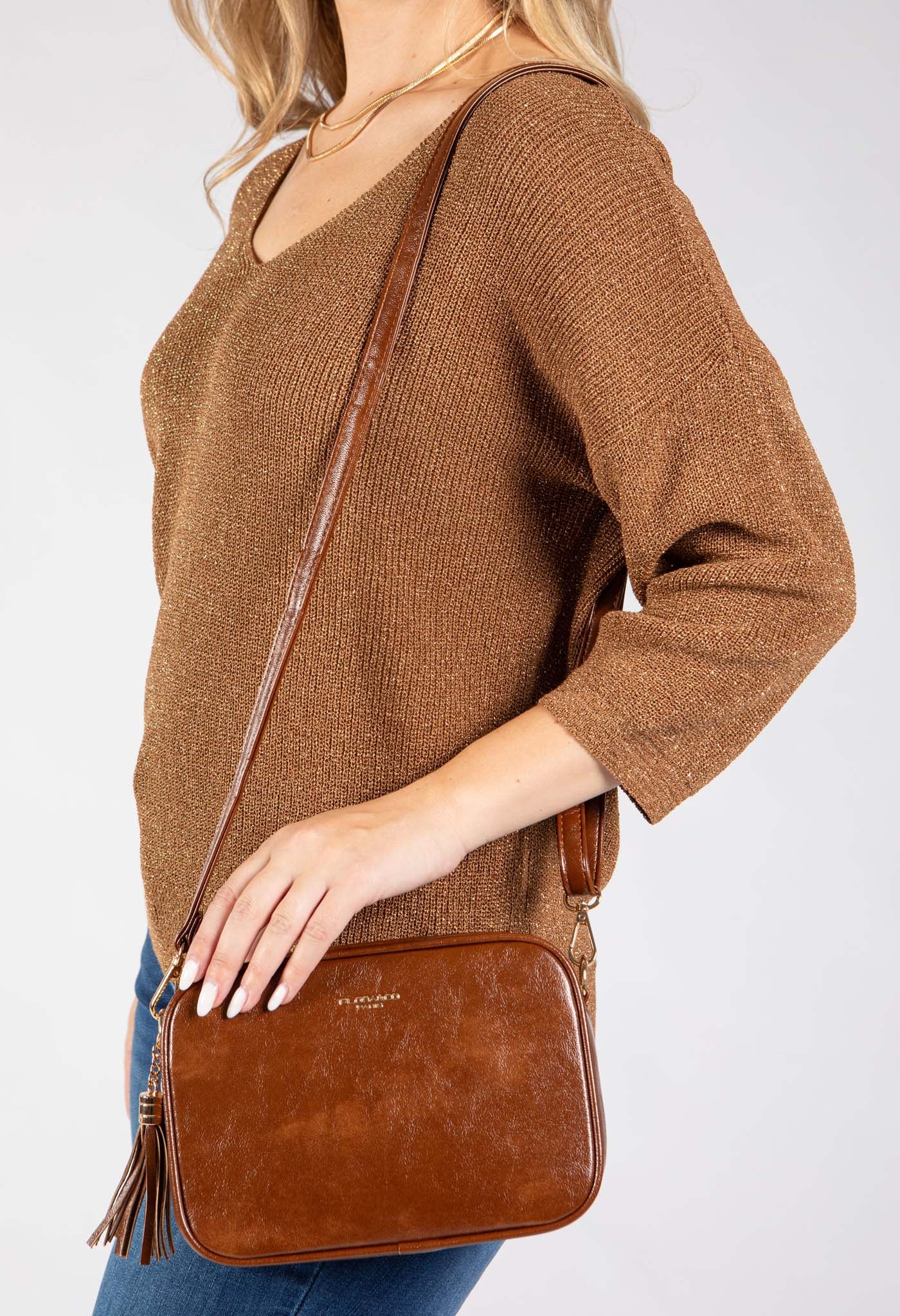 Crossbody Faux Leather Bag