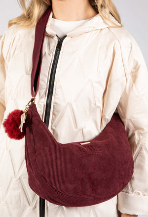 Corduroy Crossbody Bag