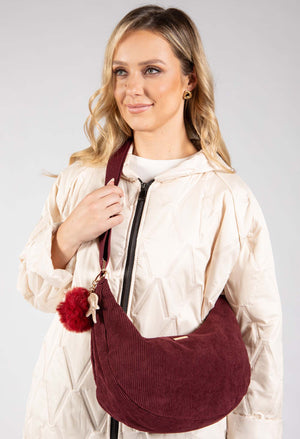 Corduroy Crossbody Bag